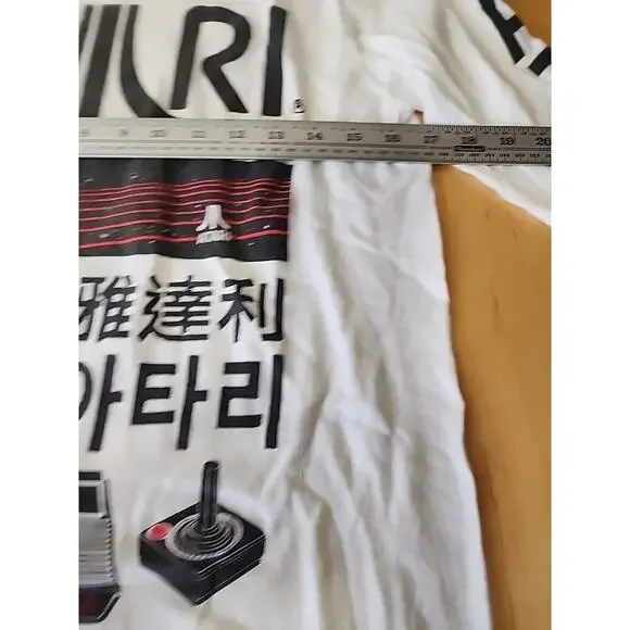 Atari 1972 Long Sleeve Ripple Junction White Long Sleeve Tee Size Small - Picture 6 of 6